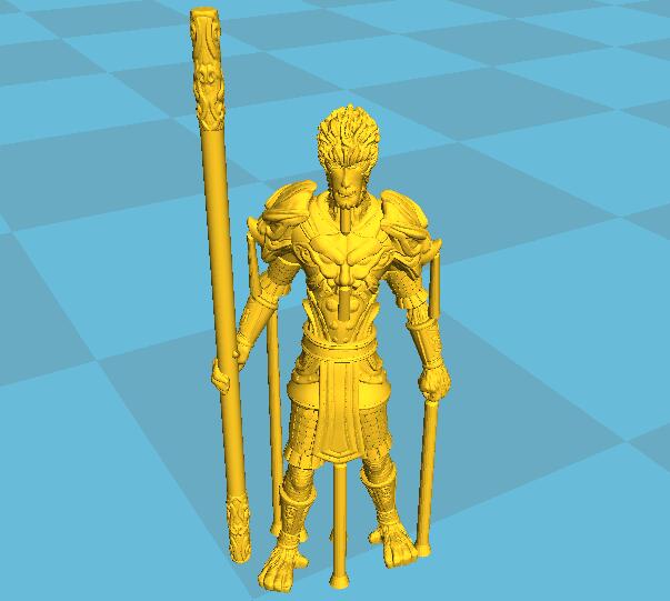 3D打印動漫手辦之大圣歸來